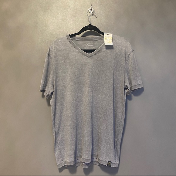 LUCKY BRAND Venice Burnout Men T in Gray, NWT 1117 - Picture 2 of 6